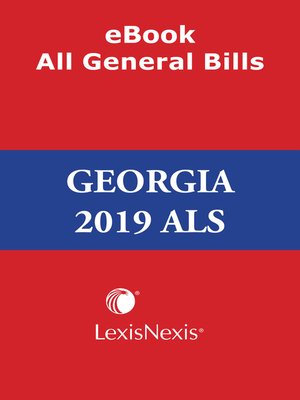 cover image of Georgia Advance Legislative Service